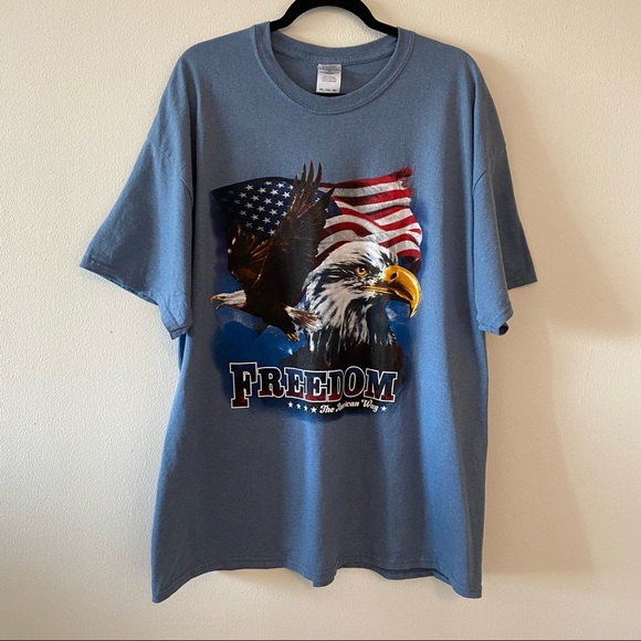 American flag and eagle tee - Picture 4 of 5
